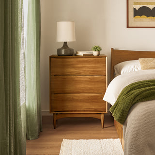 Retrovie Mid-Century Modern 3-Drawer Dresser