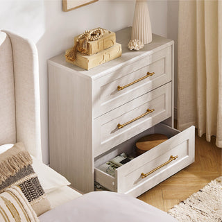 Blake 3 Drawer Dresser, White Oak Single - lifestyle