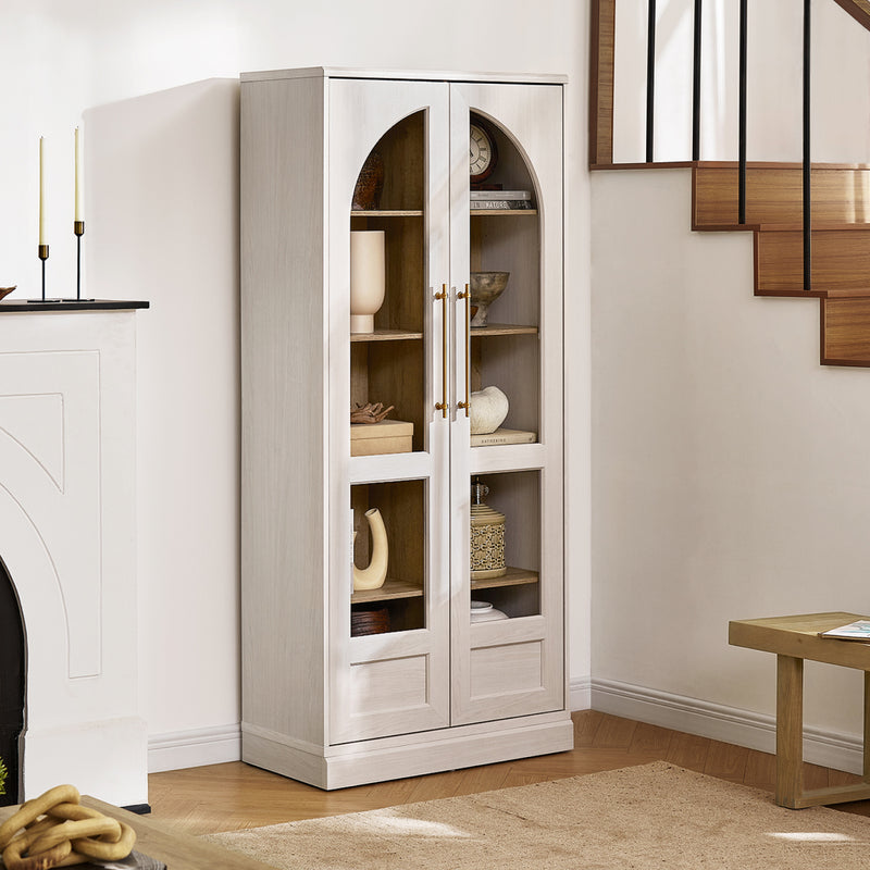 Blake Tall Acrylic Display Cabinet Arched