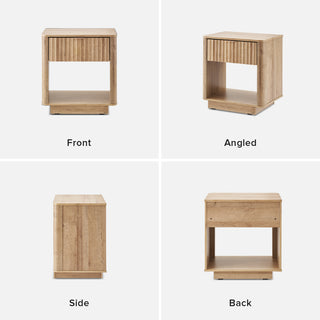 Brooklyn Nightstand, Golden Oak