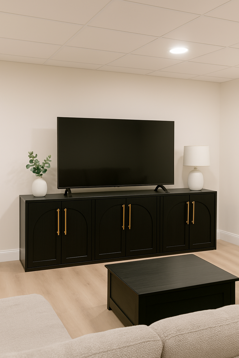 Arched Cabinet & Coffee Table