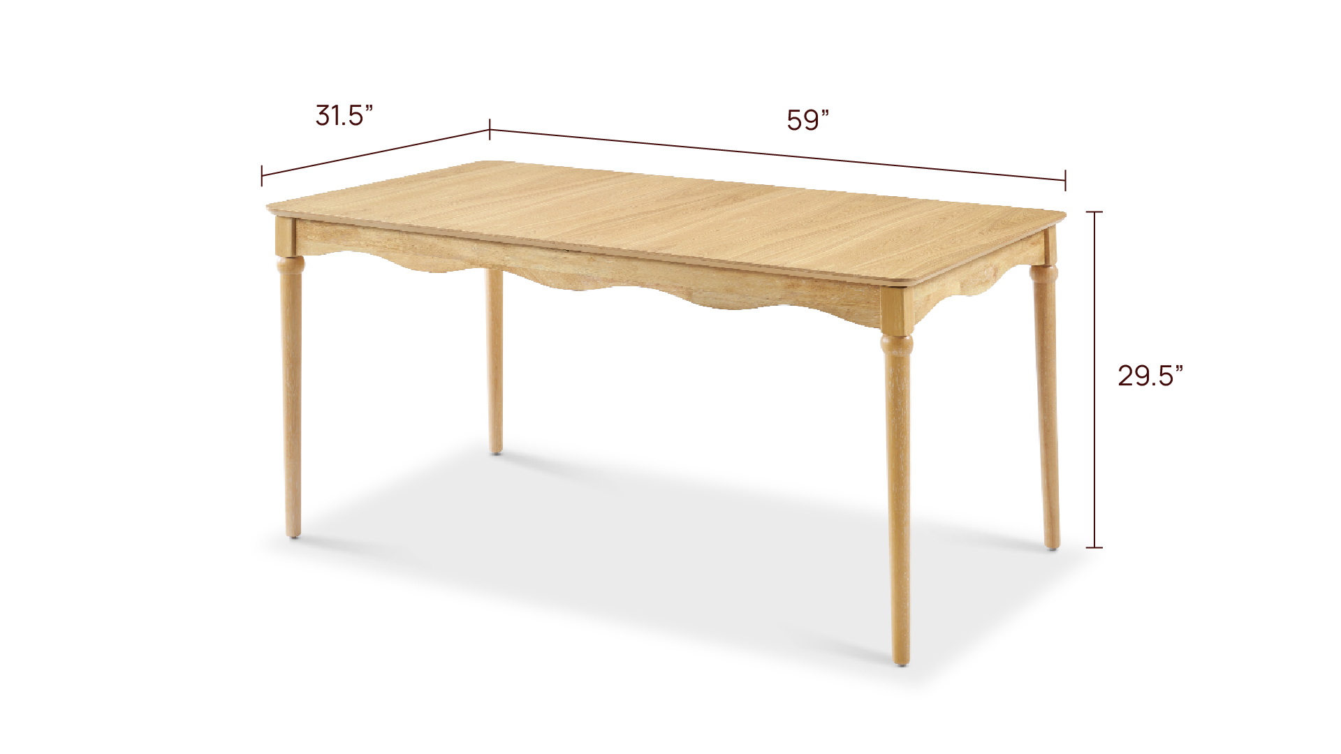 Elowen 59" Dining Table