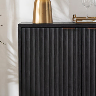 Brooklyn Modular Cabinet in Black Oak, cabinet detail 4