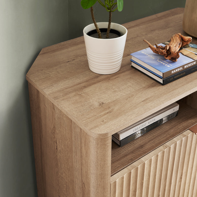 Brooklyn Corner TV Stand + Lift-top Coffee Table