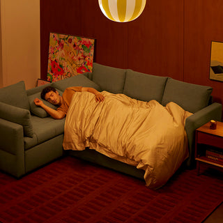 SleepStash 6-Seat U-Shaped Sofa Bed