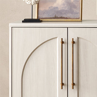 Blake Modular Storage Cabinet Arched, White Oak Set of 2 - detail