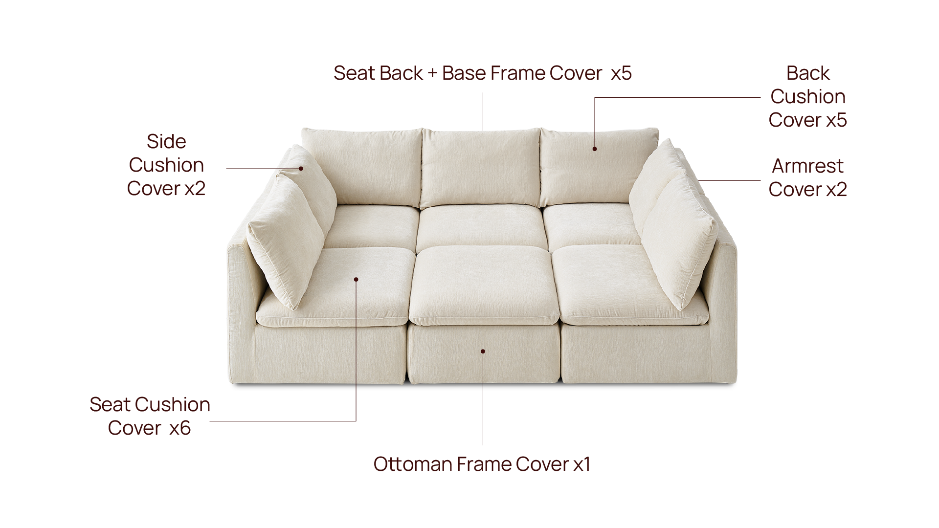 6Sleeper Slipcover