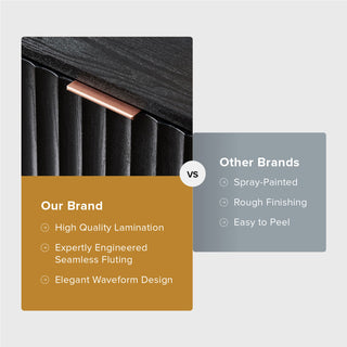 Brooklyn Nightstand, Black Oak