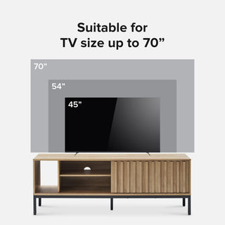 Norwin 64" TV Stand + 2-Door Cabinet Set
