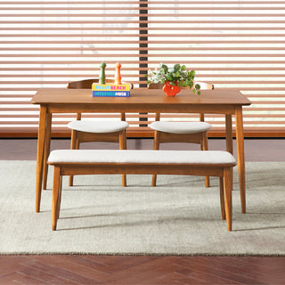 Retrovie Mid-Century Modern 47" Dining Bench