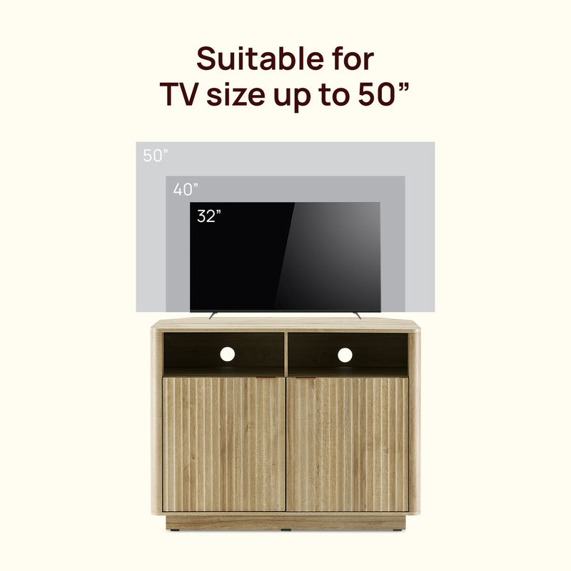 Brooklyn Corner TV Stand + Lift-top Coffee Table