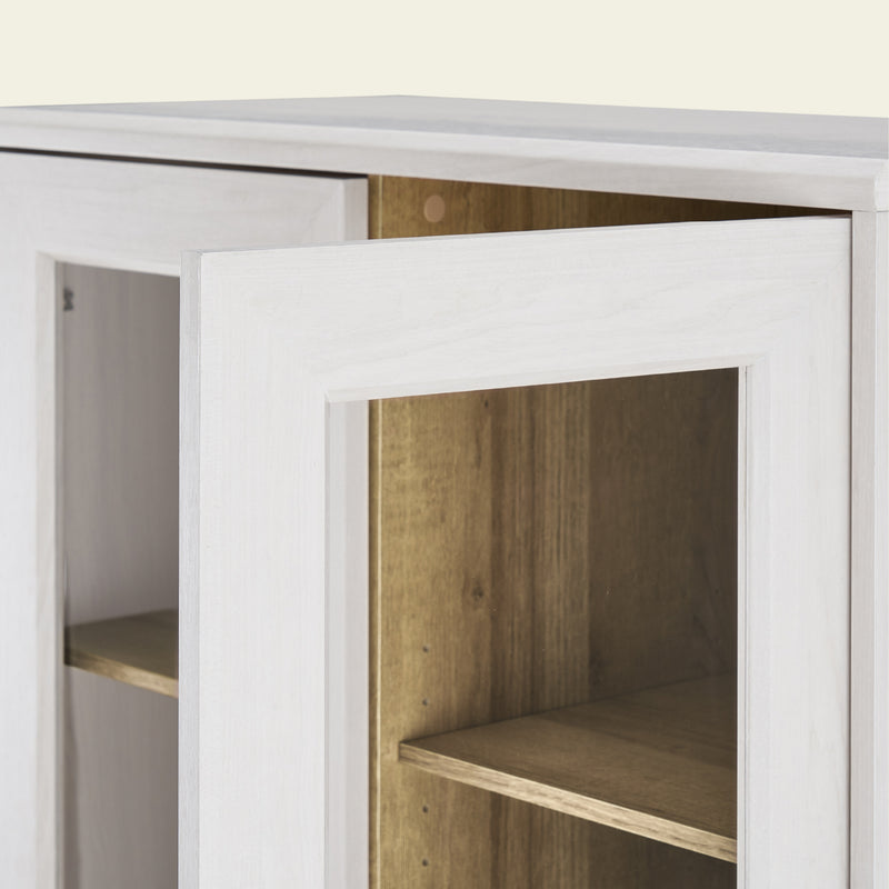 Blake Tall Acrylic Display Cabinet Angular