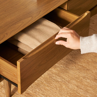 Retrovie Mid-Century Modern 47" Storage Coffee Table