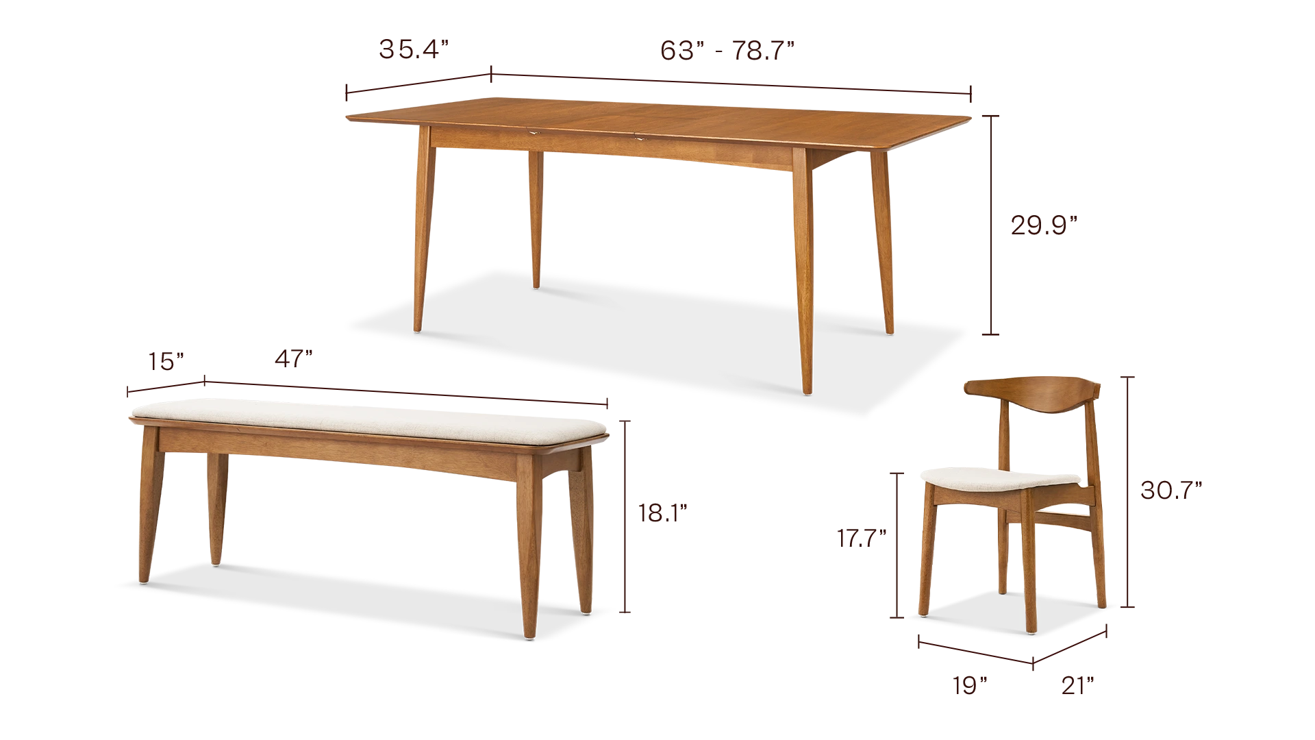 Retrovie 6S Dining Set