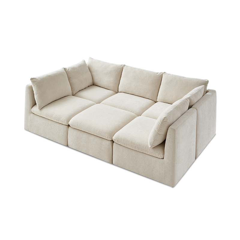 Macy Slipcover Only - 6-Seat Pit Sectional