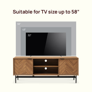 Axis Herringbone 59" TV Console
