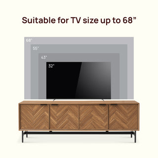 Axis Herringbone 69" TV Stand