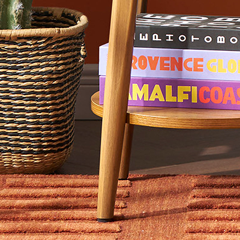 Retrovie Mid-Century Modern Round Side Table