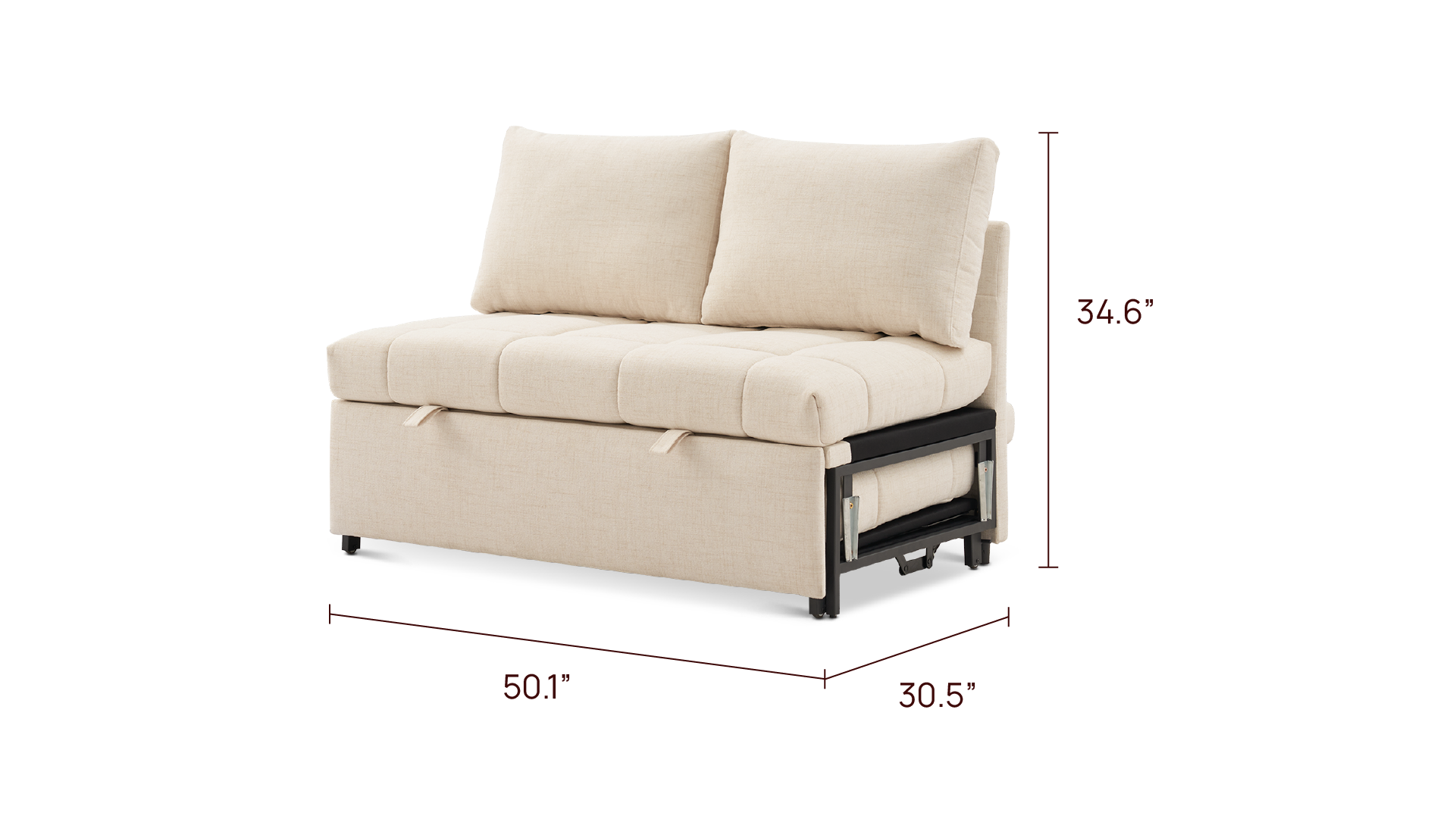 SleepStash Armless Pull-Out Sleeper