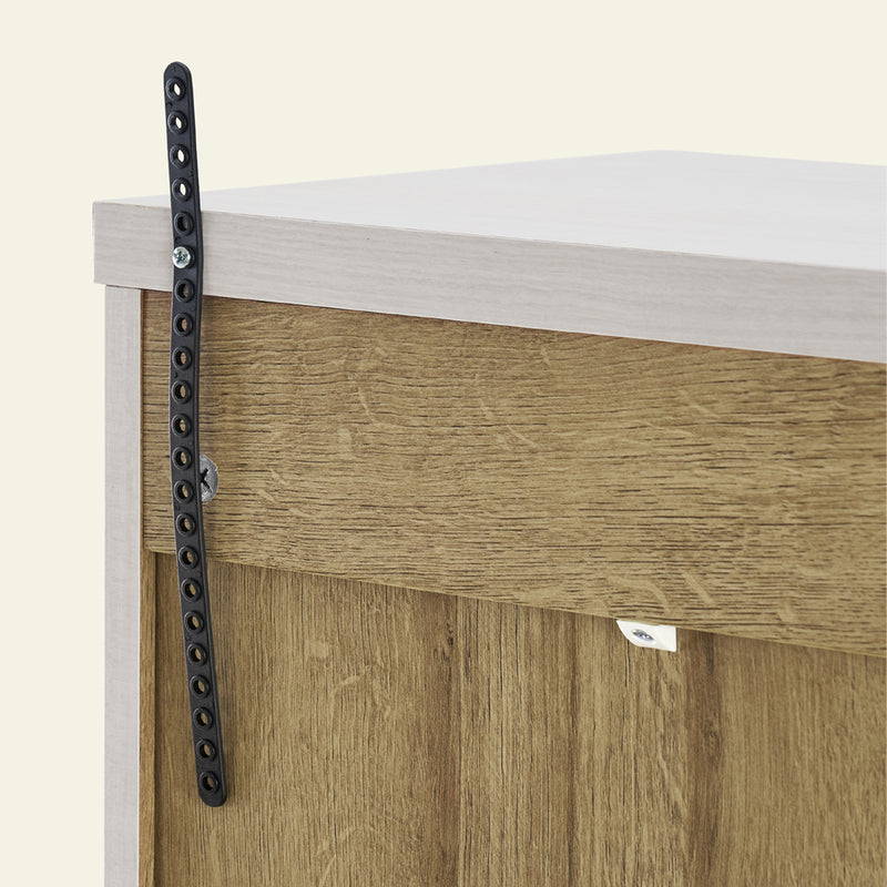 Blake 3 Drawer Dresser with Hutch
