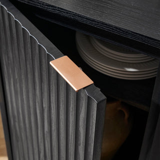 Brooklyn Modular Cabinet in Black Oak, cabinet detail 6