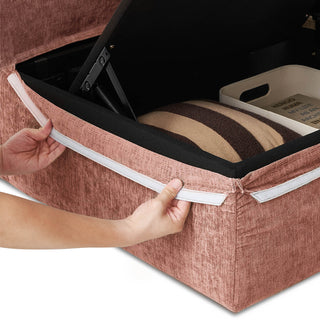 Macy Washable Slipcover Only (8 Seats), Rust Peach Red Chenille