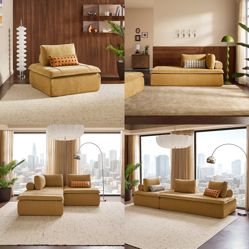 Pooof Block Modular Sofa, 2 Seater