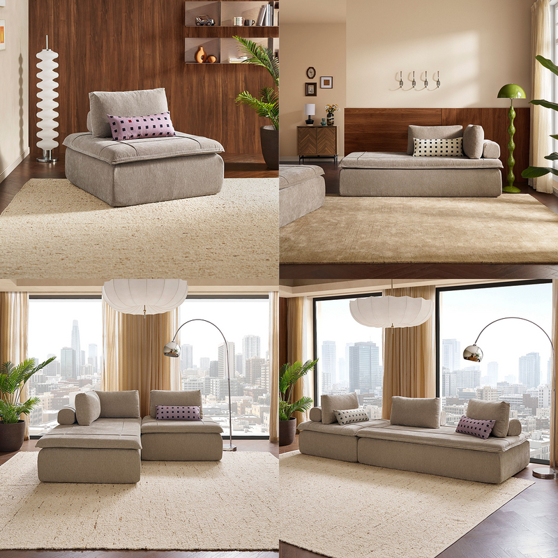 Pooof Block Modular Sofa, 2 Seater