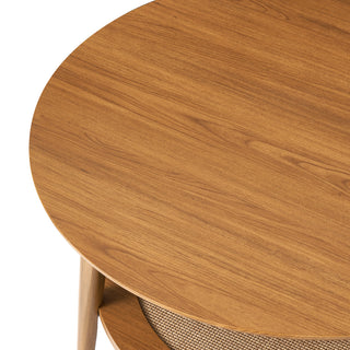 Retrovie Mid-Century Modern 31" Round Coffee Table