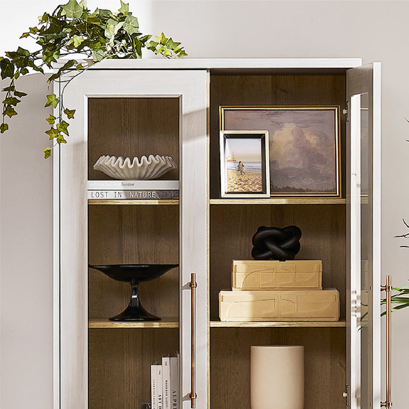 Blake Tall Acrylic Display Cabinet Angular