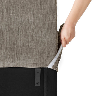 Macy Armrest Set, Keystone Gray Chenille