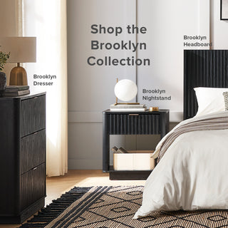 Brooklyn Nightstand, Black Oak