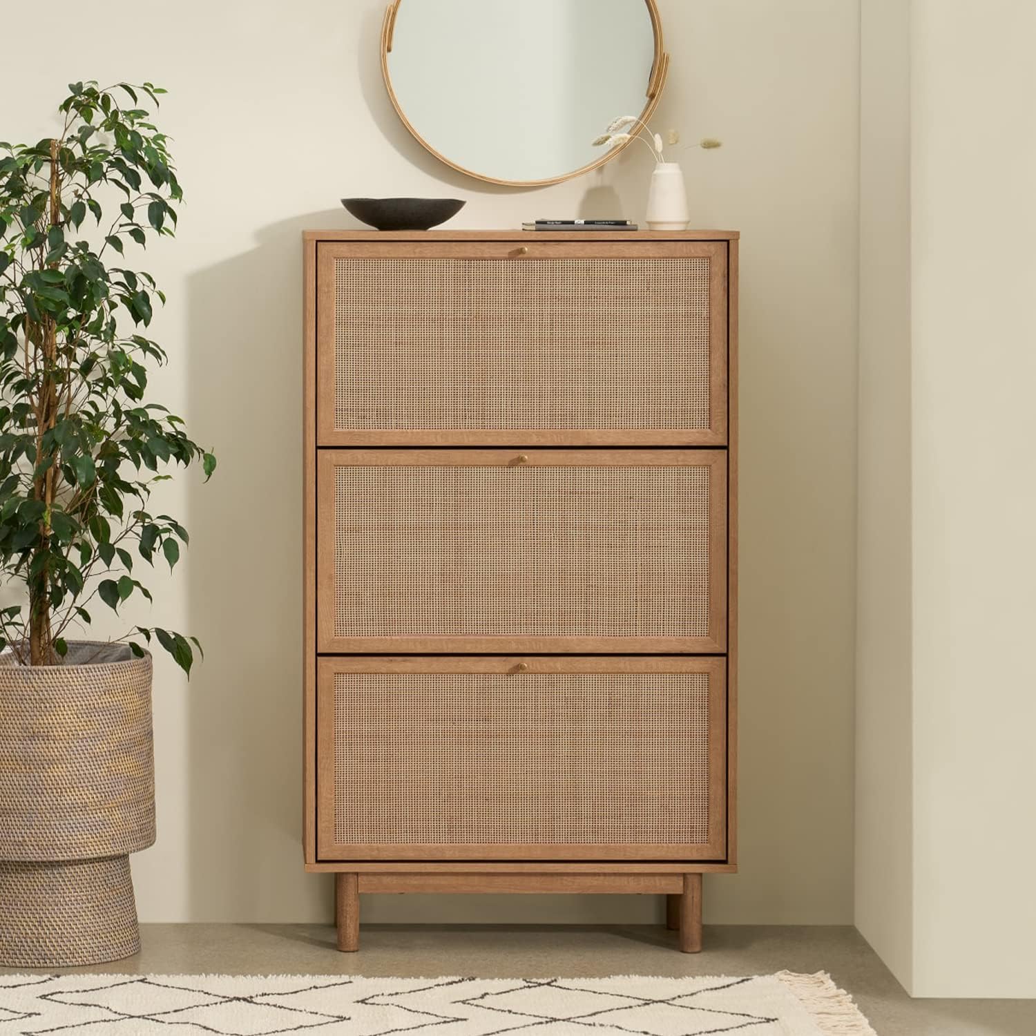 Hannah Shoe Cabinet, Riviera Oak