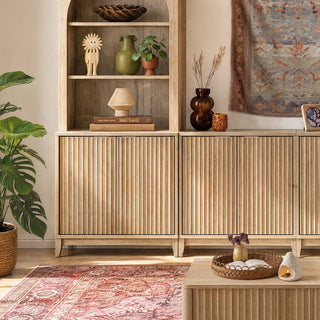 Brooklyn Modular Cabinet in Golden Oak, cabinets configured as a modular run