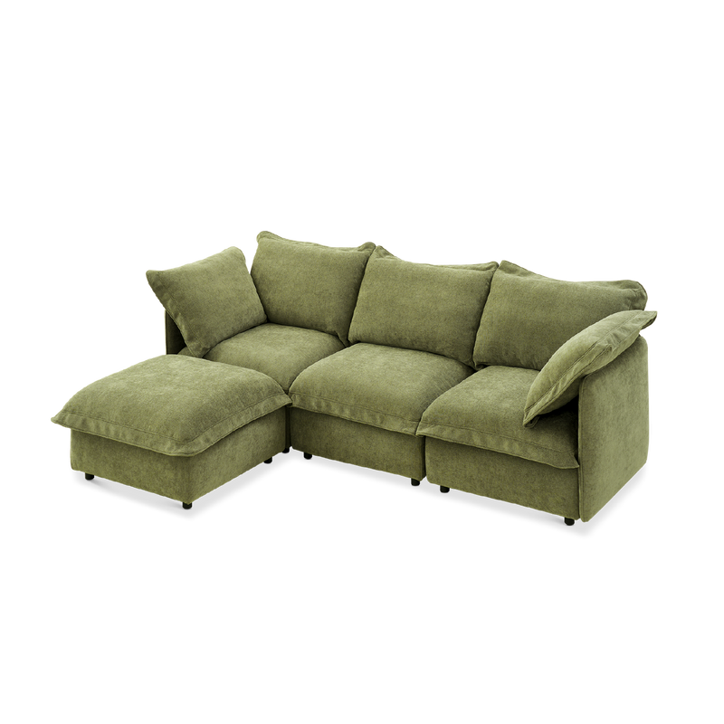 Qoosh Slipcover Only - 4-Seat L-Shaped Sofa