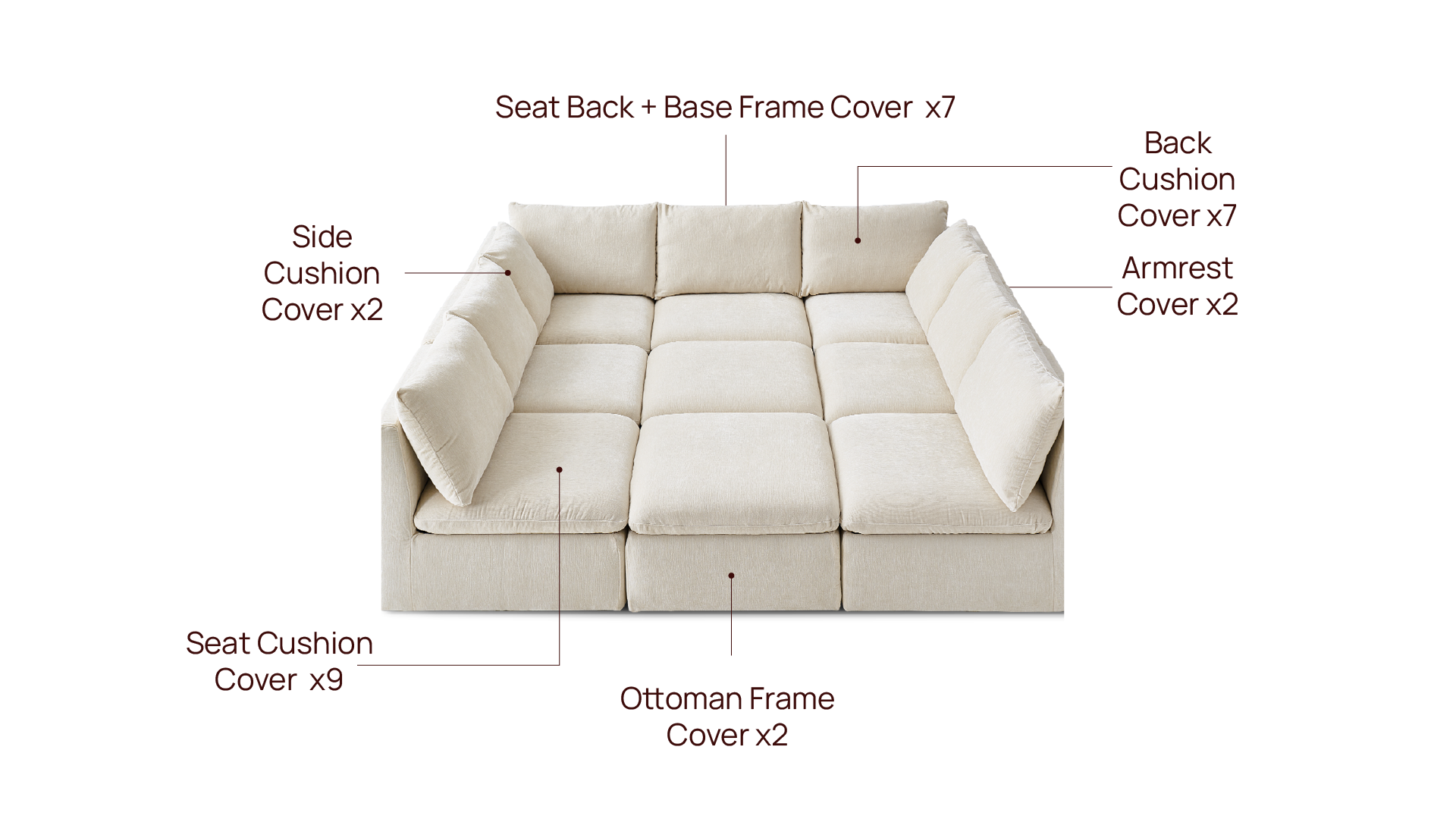 9Sleeper Slipcover