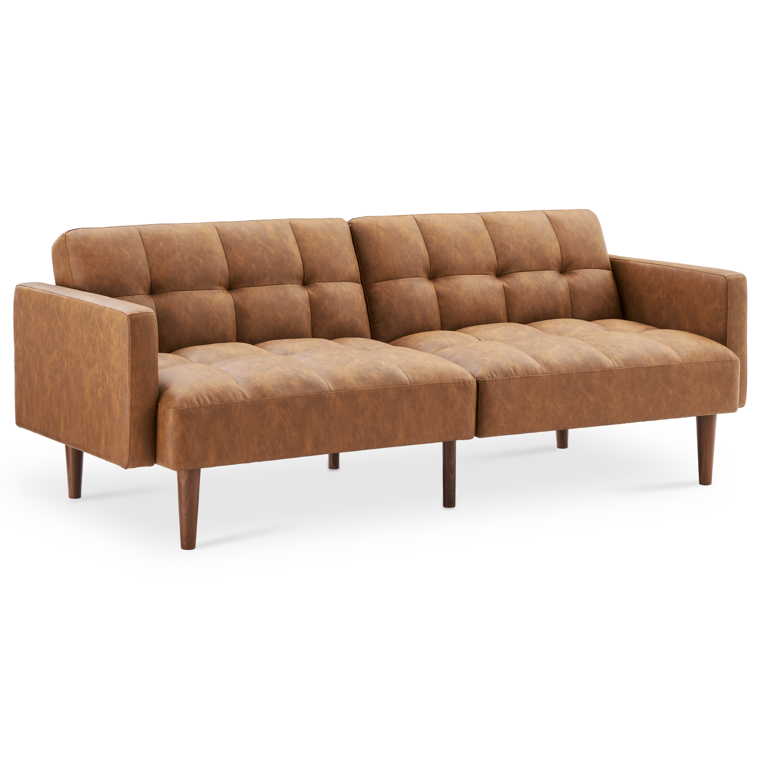 Brown futon couch deals