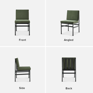 Odelia Dining Chairs (Olive Green Velvet)