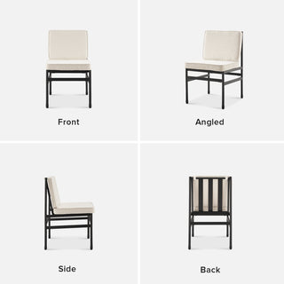 [Not-for-sale] Odelia Dining Chairs (Pearl White Bouclé)