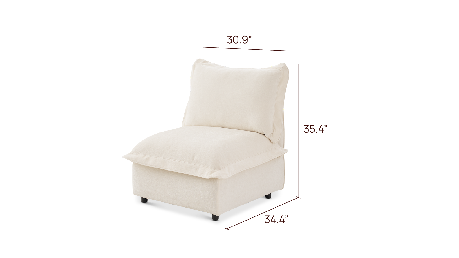 Qoosh Armless Seat