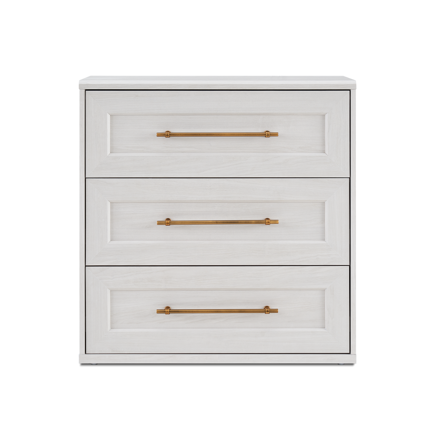 Blake 3 Drawer Dresser, White Oak Single Blake 3 Drawer Dresser, White Oak Single