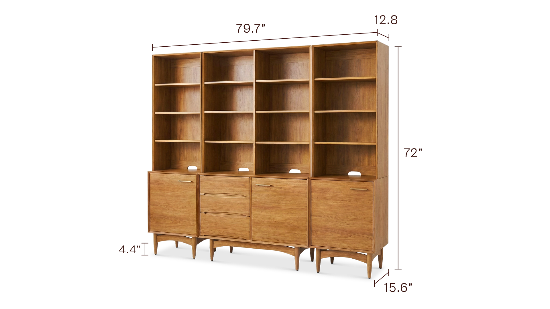 Retrovie 79" Bookcase