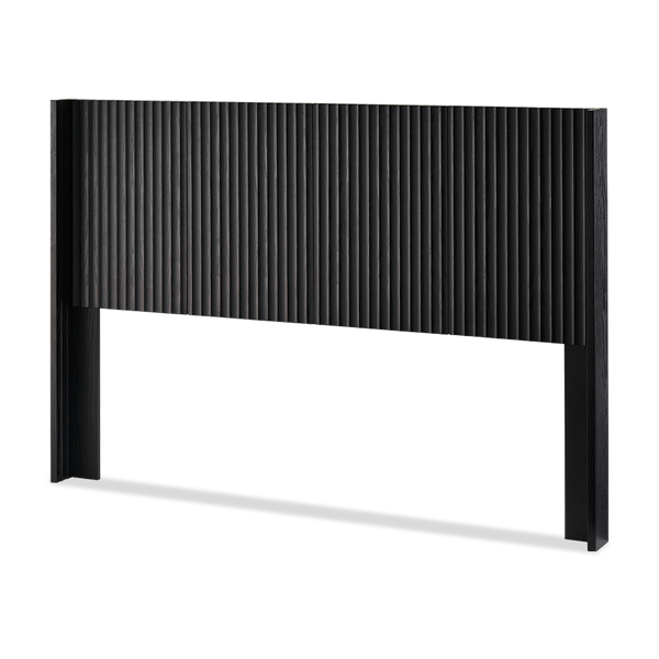 Brooklyn Headboard (Queen), Black Oak