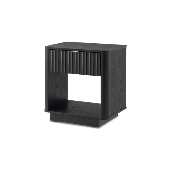 Brooklyn Nightstand, Black Oak