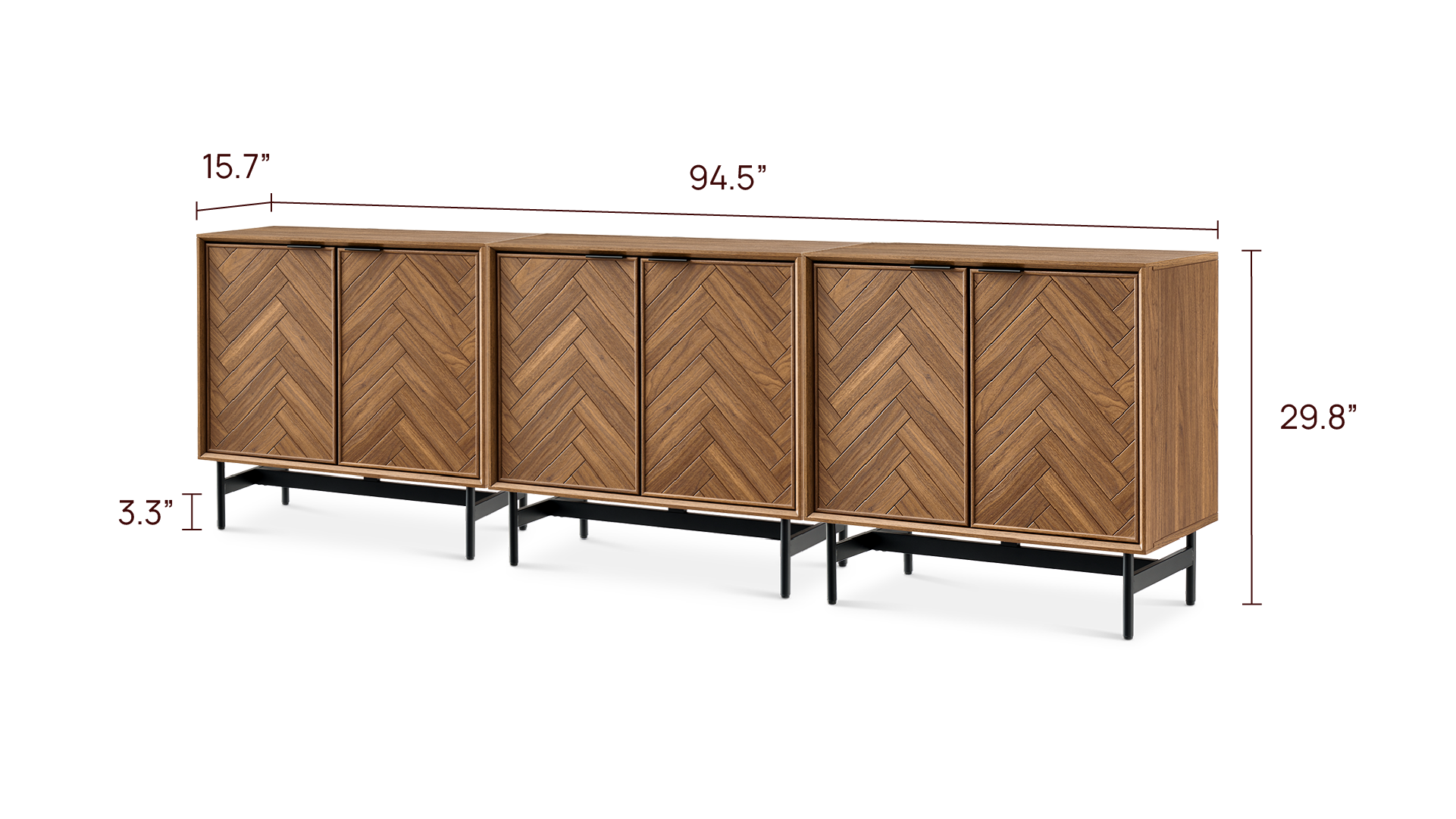 Axis 31" Cabinet Set of 3