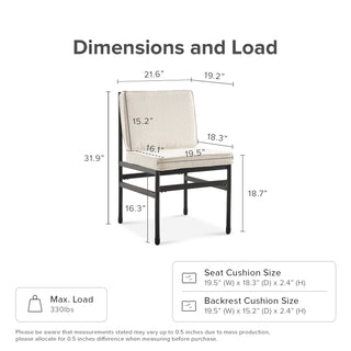 Odelia Bistro Set (Pearl White Bouclé)