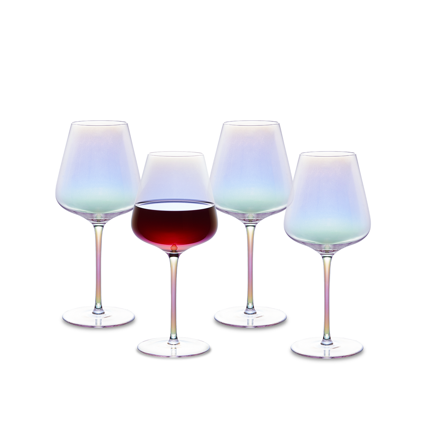 Enchant Wine Glass Set of 4, Iridescent