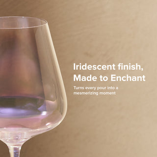 Enchant Wine Glass Set of 4, Iridescent