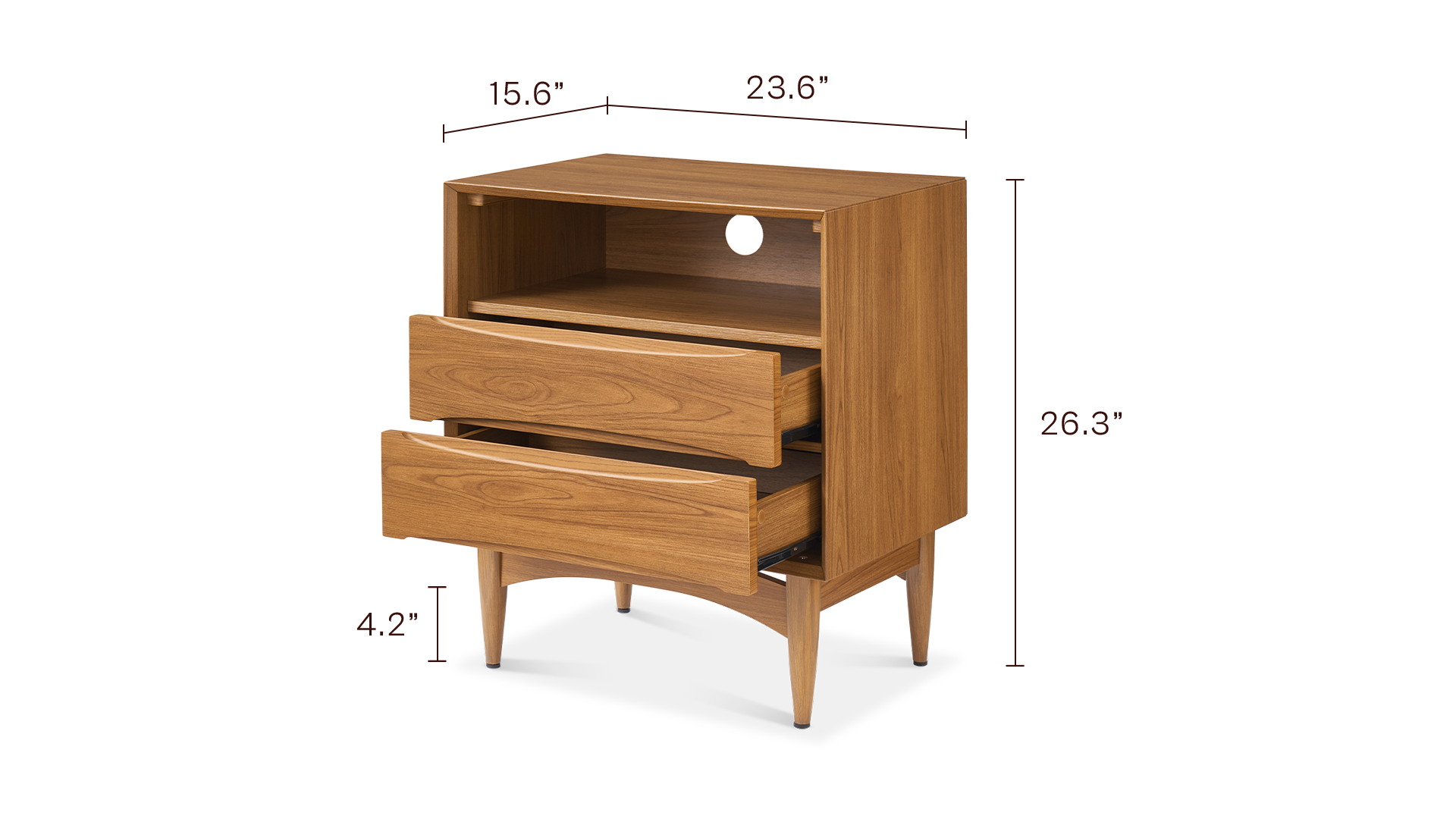 Retrovie 23” Nightstand