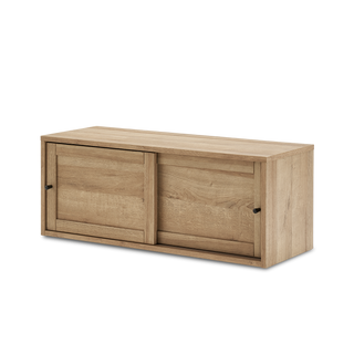 Lauren Floating TV Stand, Light Oak